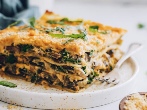 butternut squash lasagna square